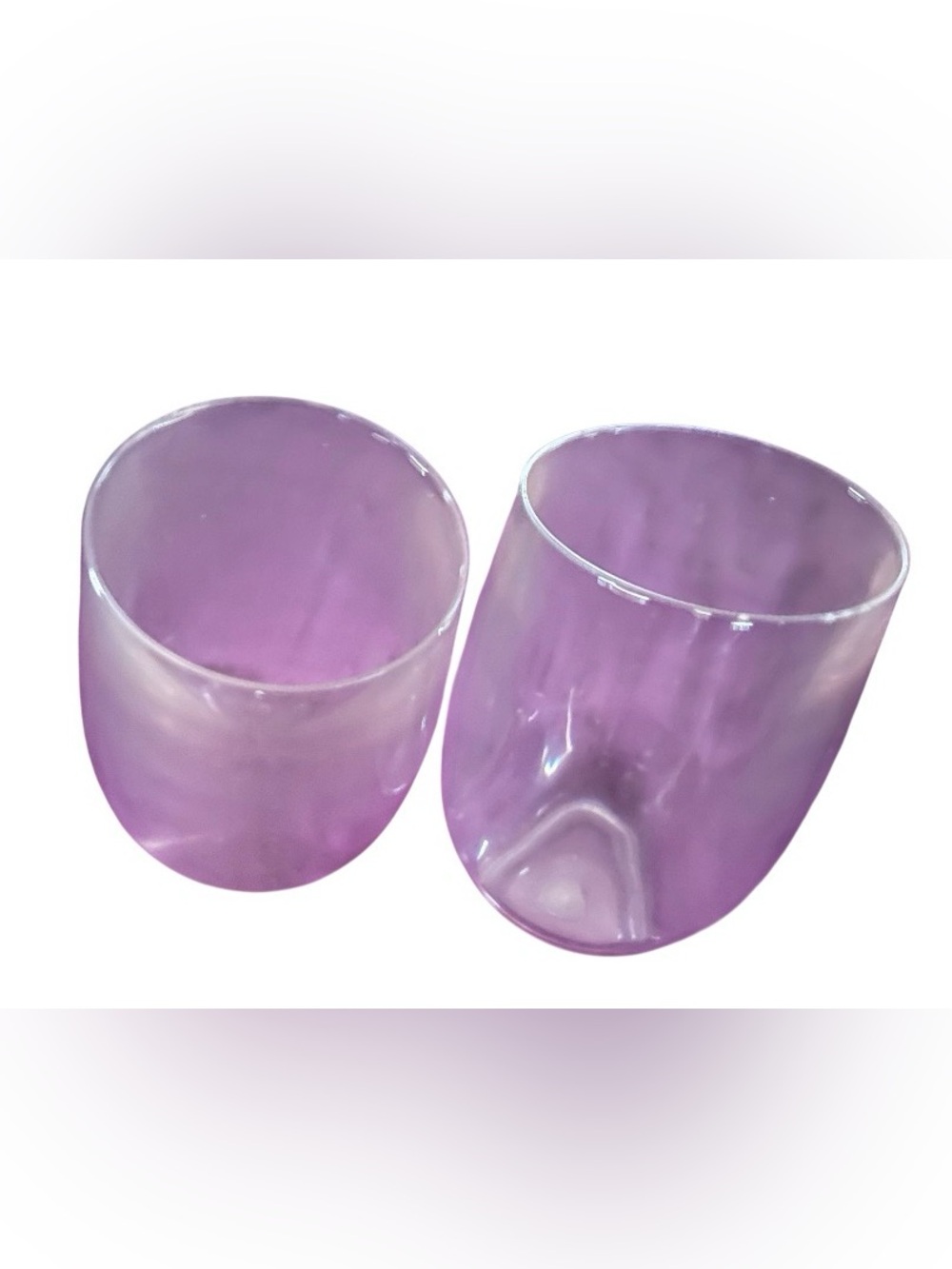 3 clear drinking glasses - Picture 2 of 5